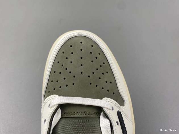 Bmlin Shoes OG TRAVIS X JORDAN AIR LOW SCOTT OLIVE DM7866-200 1 MEDIUM 0801